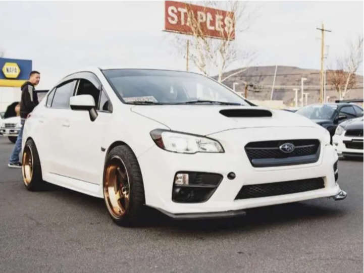 2015 Subaru WRX with 18x10 20 Cosmis Racing Xt-005r and 265/35R18