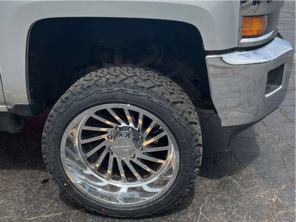 2015 Chevrolet Silverado 3500 HD with 22x12 -51 ARKON OFF-ROAD Caesar ...