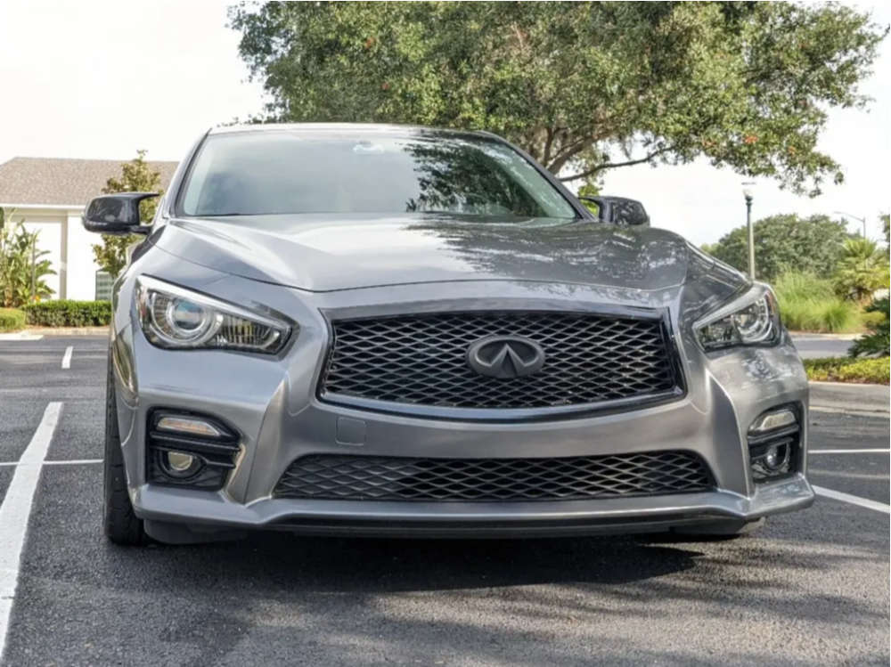 2017 INFINITI Q50 with 19x9.5 35 Aodhan Aff7 and 245/40R19 Firestone ...