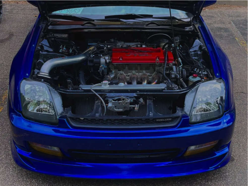 1997 Honda Prelude with 18x9 22 Kansei Astro and 225/35R18 Radar