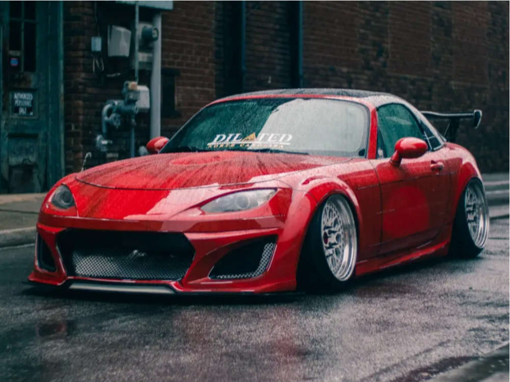 2009 Mazda MX-5 Miata with 17x9.5 20 Esr Forged Classic Es3