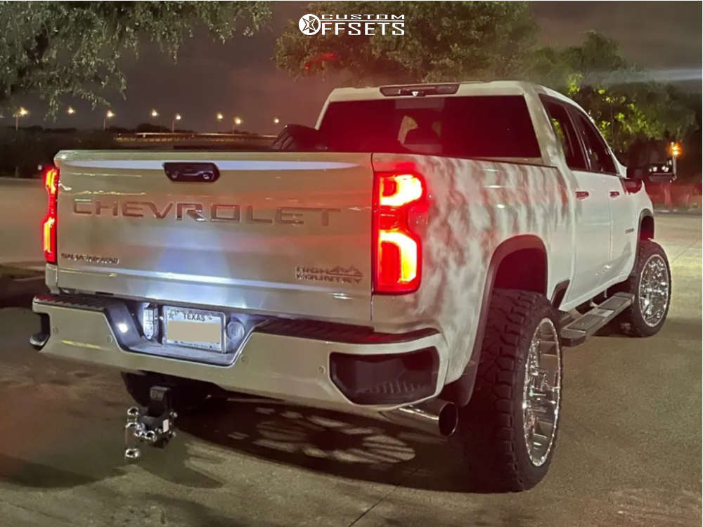 2020 Chevrolet Silverado 2500 HD with 24x12 -40 American Force Redd and ...