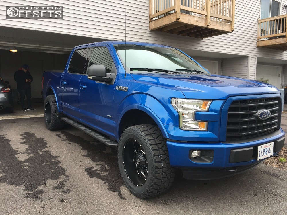 2016 Ford F-150 with 20x10 -25 Dropstars 652bm and 305/55R20 Mickey ...