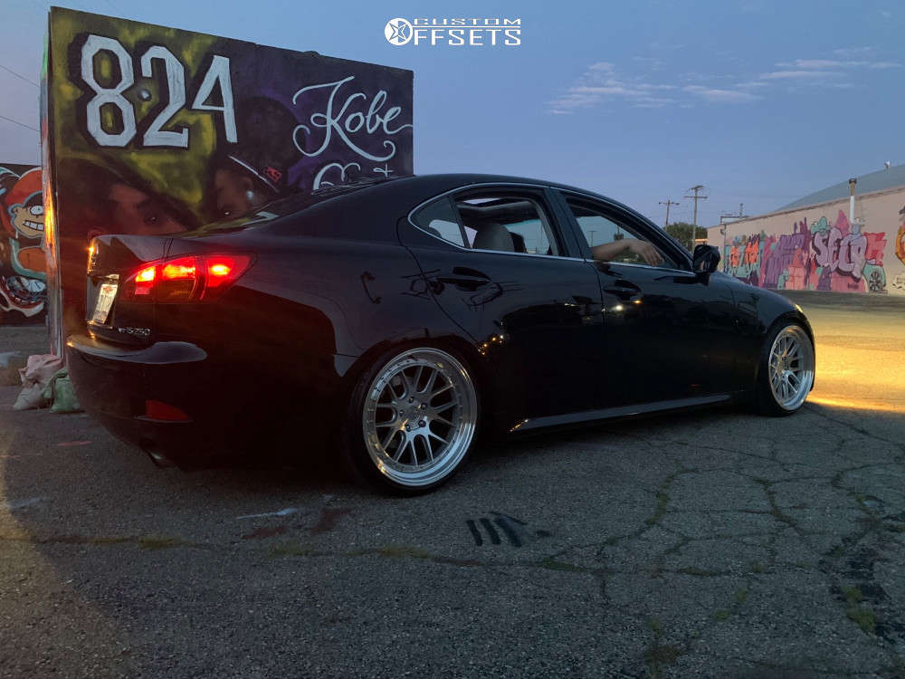 2008 Lexus IS250 with 19x9.5 22 Aodhan Ds06 and 215/35R19