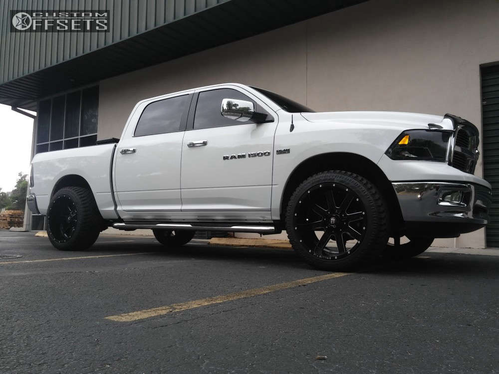 2011 Ram 1500 with 22x12 44 Ballistic Rage and 305/45R22 Atturo Trail