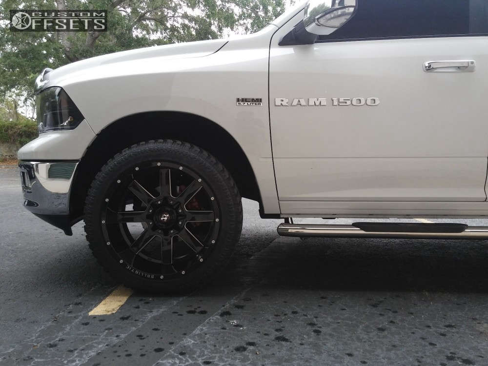 2011 Ram 1500 with 22x12 44 Ballistic Rage and 305/45R22 Atturo Trail
