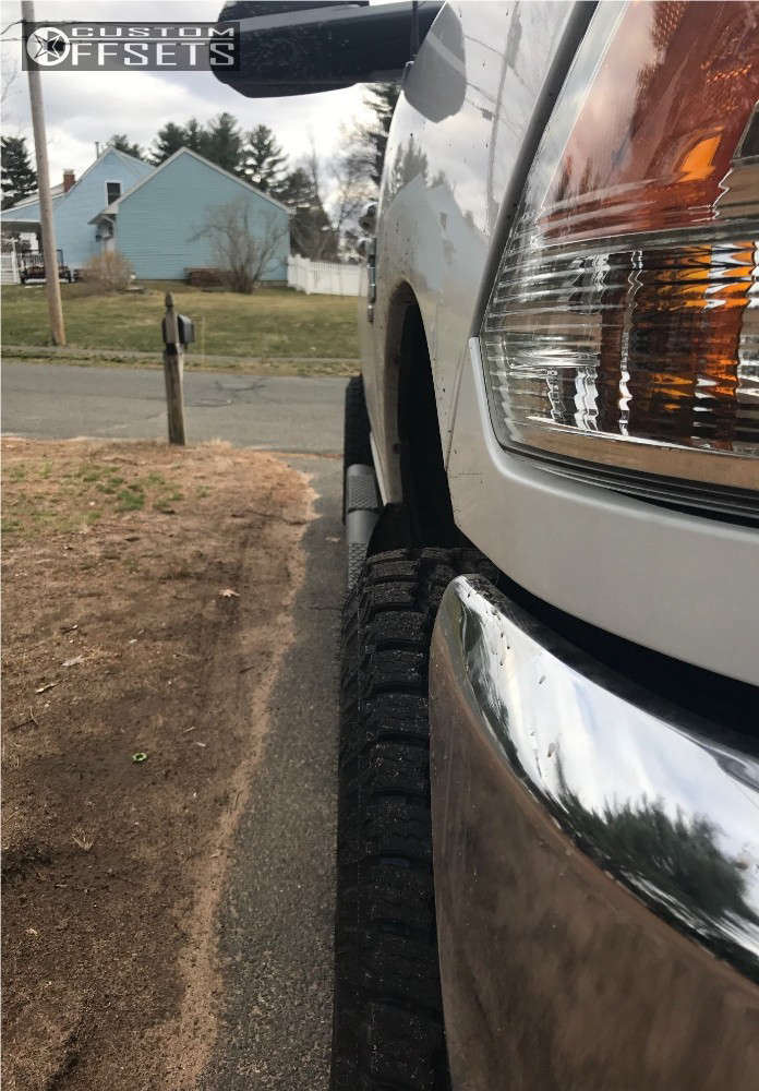2013 Ram 2500 with 18x9 1 Fuel Hostage and 305/50R18 Toyo Tires Open