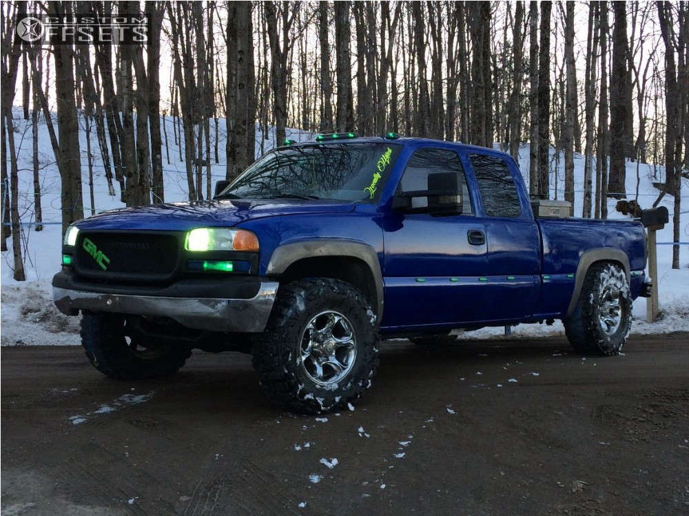 2001 Chevrolet Silverado 1500 with 17x8 -12 American Racing Python and ...