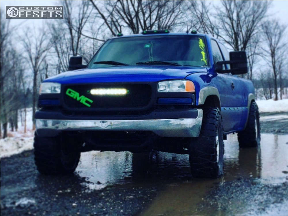 2001 Chevrolet Silverado 1500 with 17x8 -12 American Racing Python and ...