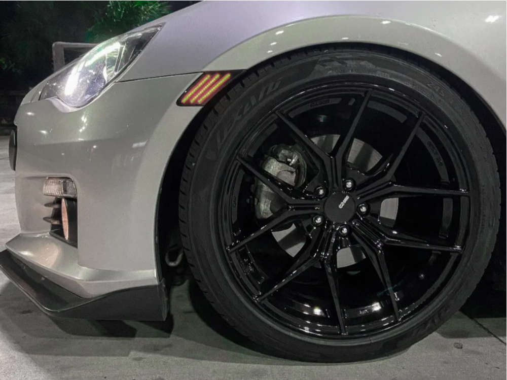 2014 Subaru BRZ with 18x9.5 45 Enkei Tsr-x and 245/40R18 Lexani