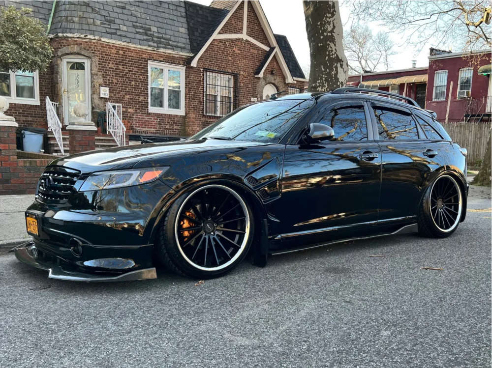 2008 INFINITI FX35 with 22x10.5 25 Ruff R3 and 265/35R22