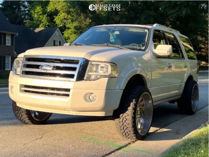 2014 Ford Expedition with 24x12 51 Cali Offroad Switchback and 33/12