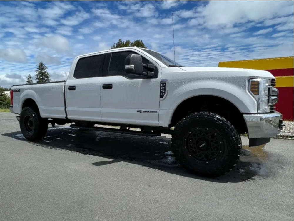 2019 Ford F-250 Super Duty with 18x9 -12 Vision Rocker and 37/13.5R18 ...