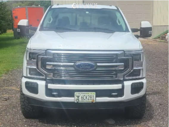 2020 Ford F-250 Super Duty with 20x9 18 TIS 544BM and 295/60R20 Nitto ...