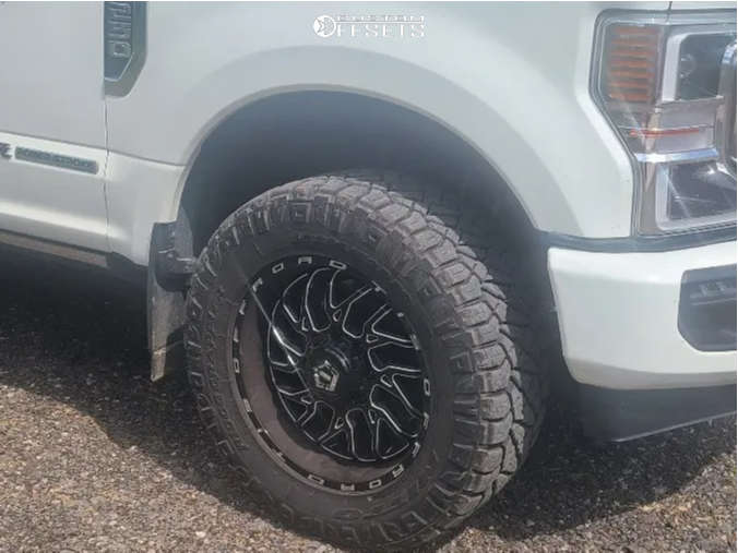 2020 Ford F-250 Super Duty with 20x9 18 TIS 544BM and 295/60R20 Nitto ...