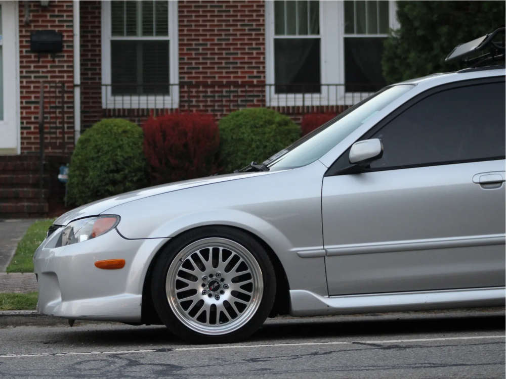 2002 Mazda Protege5 with 17x8 35 XXR 531 and 205/45R17 Prinx