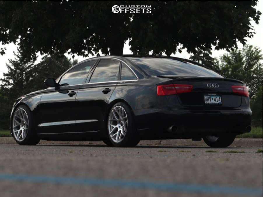 2012 Audi A6 with 19x9.5 35 Aodhan AFF2 and 235/40R19 Michelin Pilot ...