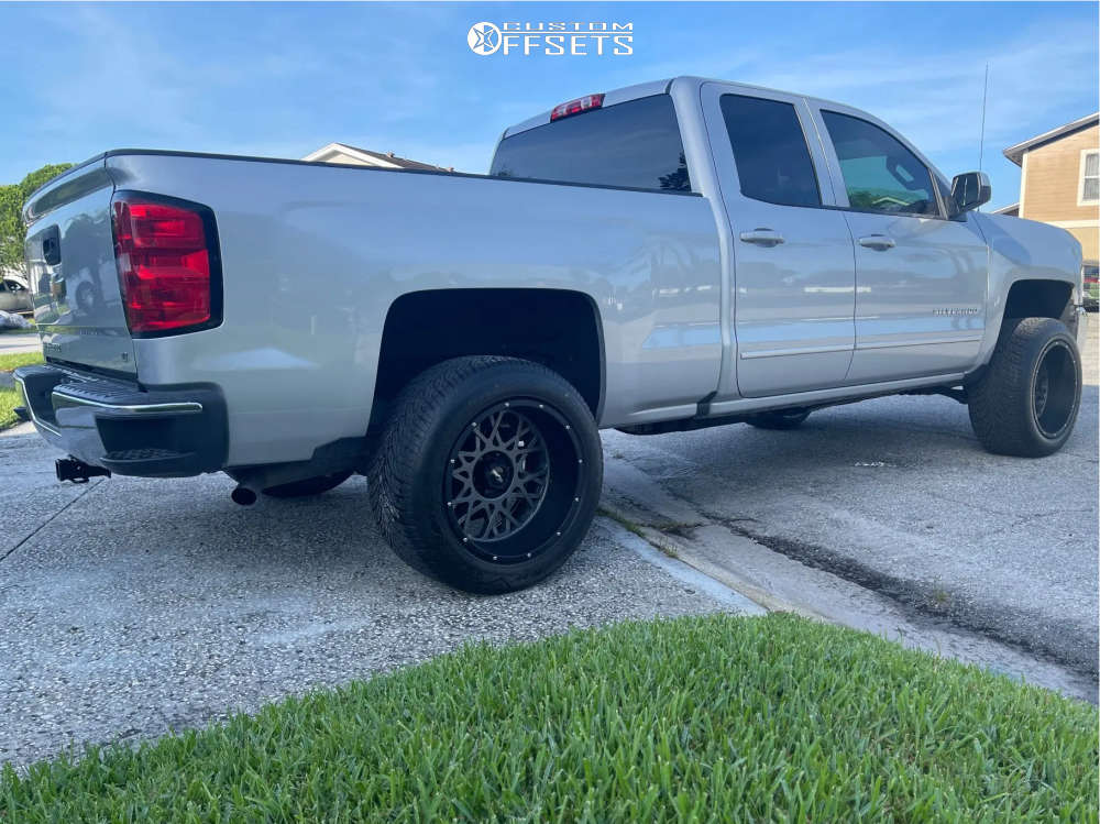 2018 Chevrolet Silverado 1500 with 20x12 -51 Vision Rocker and 305 ...