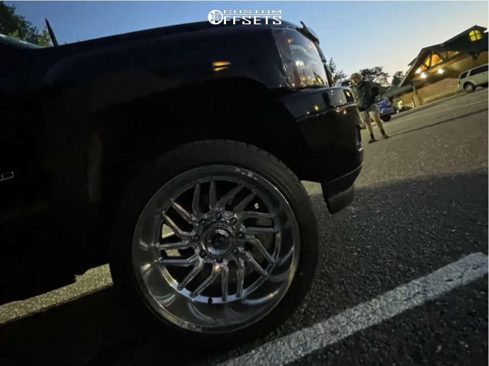2011 Chevrolet Silverado 2500 HD with 22x12 44 Fuel Hurricane and 305