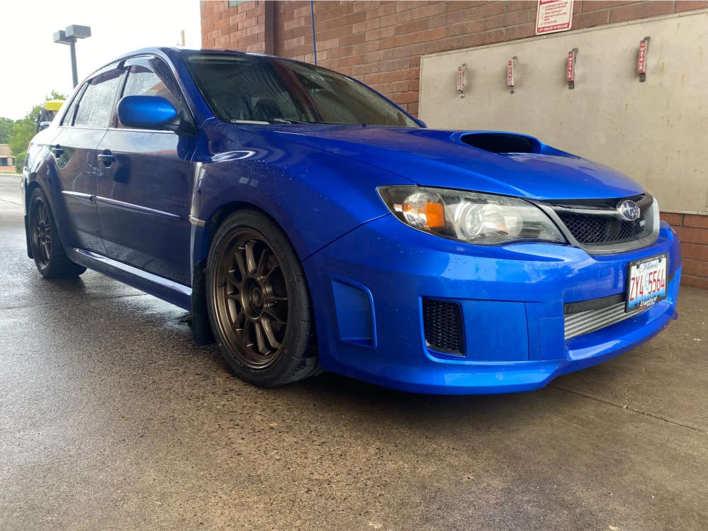 178龍ko志さま専用 2011 Subaru Impreza with 18x8.5 38 Konig Hypergram and 245/40R18
