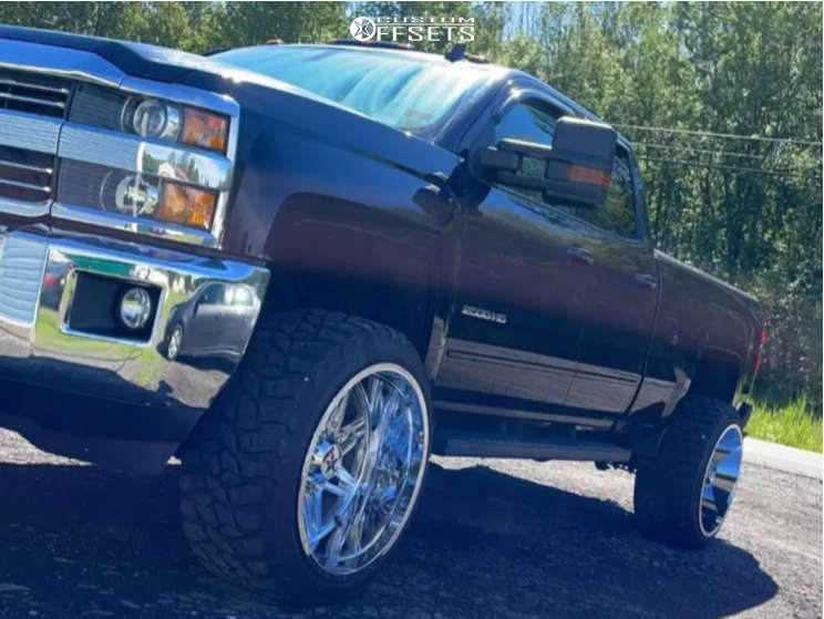 2018 Chevrolet Silverado 2500 HD with 24x14 76 RBP 82r and 35/12.5R24