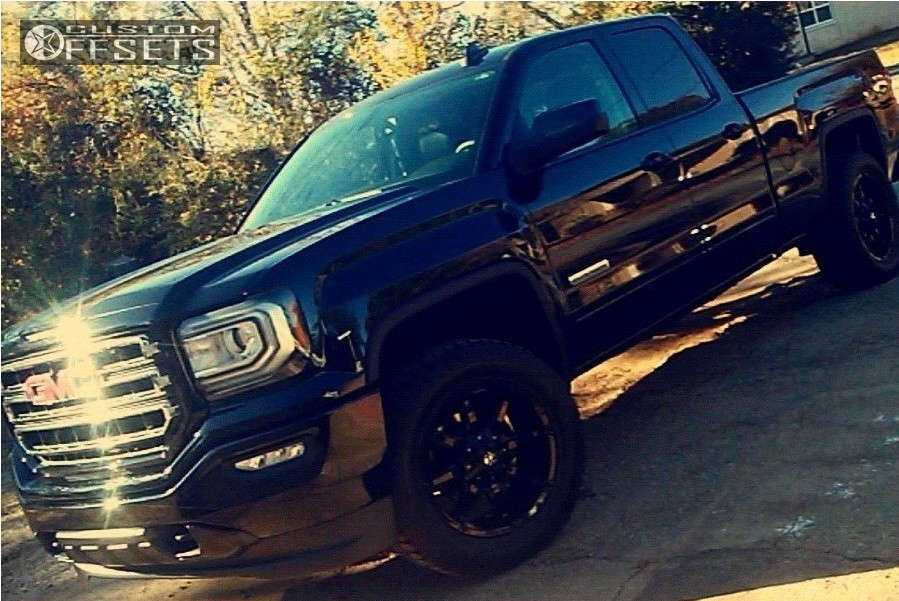 2016 GMC Sierra 1500 with 20x9 20 Fuel Coupler and 285/55R20 Fuel