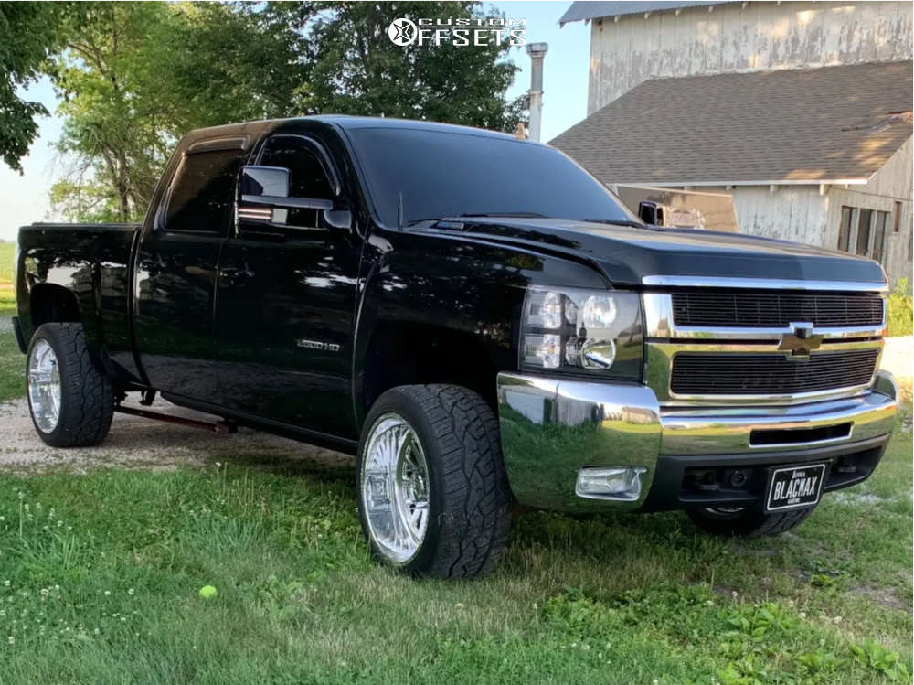 2008 Chevrolet Silverado 2500 HD with 22x12 -40 American