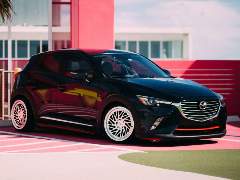 2016 Mazda CX-3 with 18x8.5 36 Regen5 R30 and 215/35R18 Lexani