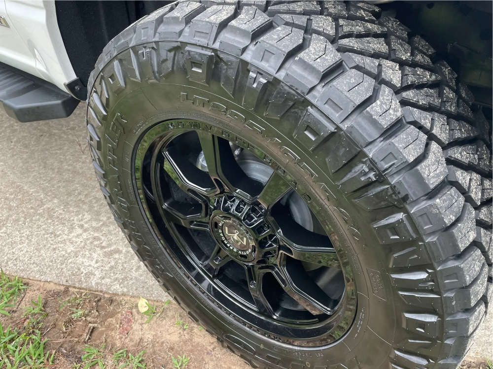 2022 Ford F-150 with 20x9 18 Motiv Offroad Glock and 295/65R20 Nitto ...