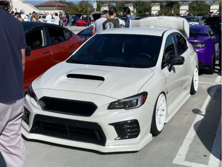 2021 Subaru WRX STI with 18x9.5 35 Enkei Ts10 and 235/40R18