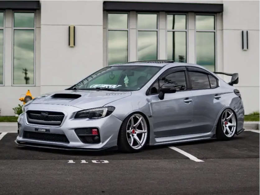 2016 Subaru WRX with 18x9 12 Kansei Tandem and 225/40R18