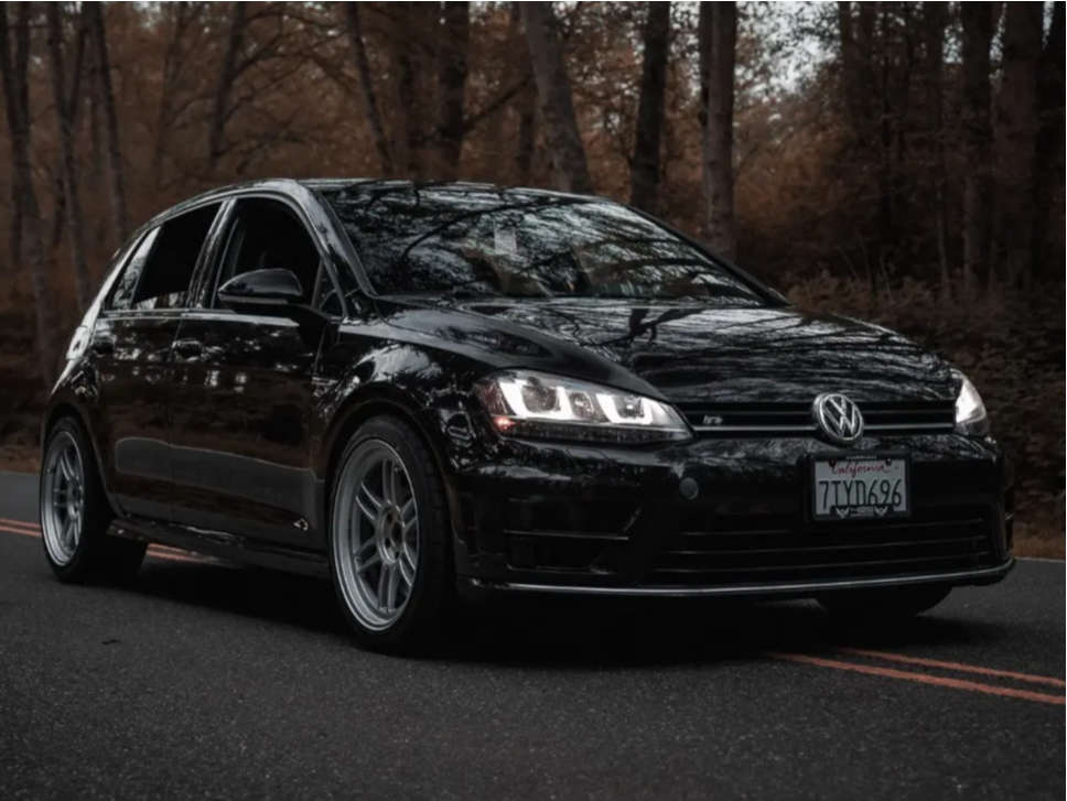2016 Volkswagen Golf R with 18x9 35 Enkei Rpf1 and 235/40R18 Nitto ...
