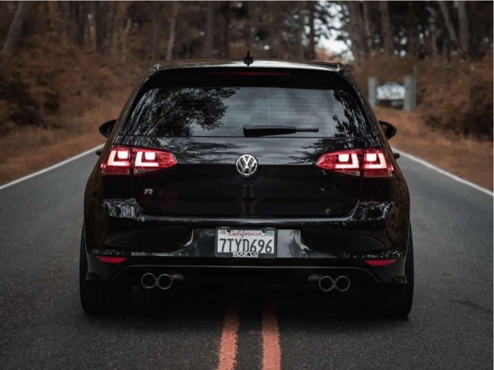 2016 Volkswagen Golf R with 18x9 35 Enkei Rpf1 and 235/40R18 Nitto ...