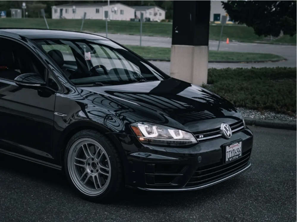2016 Volkswagen Golf R with 18x9 35 Enkei Rpf1 and 235/40R18 Nitto ...