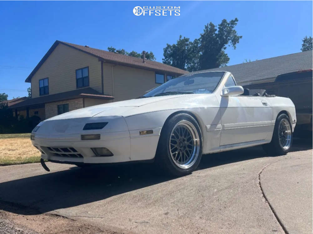 1990 Mazda RX-7 with 17x8.5 30 JNC JNC005 and 235/45R17 Ironman Imove ...