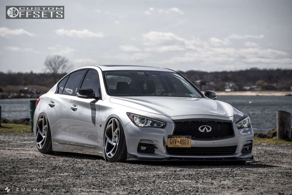 2015 INFINITI Q50 with 19x8.5 45 Radi8 R8s5 and 245/35R19 Nankang