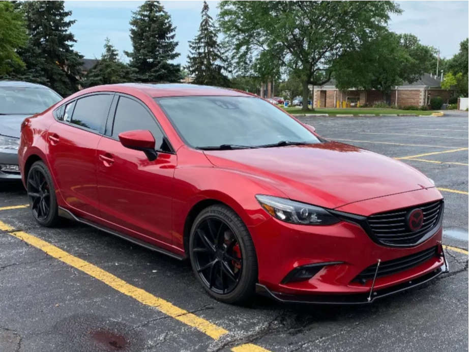 2016 Mazda 6 with 19x8.5 45 Niche Misano and 235/35R19 Michelin