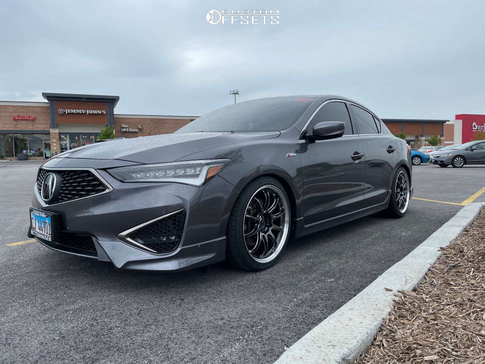 2019 Acura ILX with 18x8.5 38 Work Emotion Zr10 and 225/40R18
