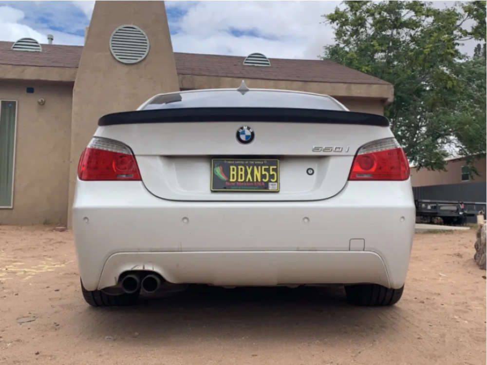 2010 BMW 550i with 19x8.5 30 Drag Dr37 and 245/35R19 Radar Dimax As-8 ...
