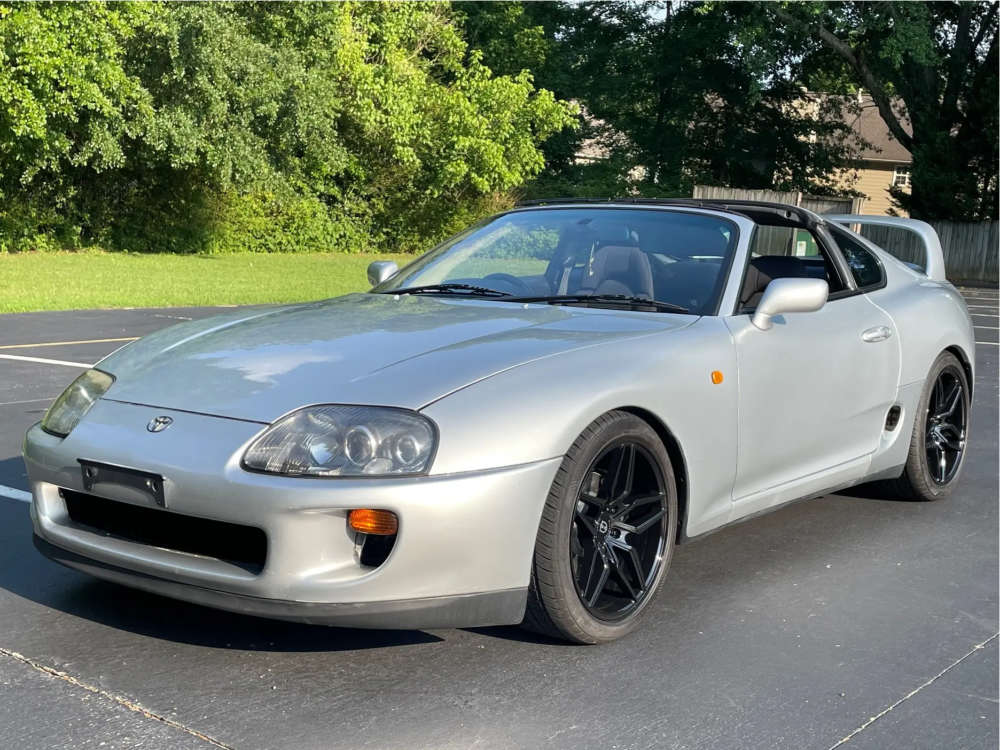 STEUABEN ピラミッド　クリスタル　スチューベン　1990年代　希少 1994 Toyota Supra with 18x9.5 35 Curva C25 and 275/35R18 Vercelli