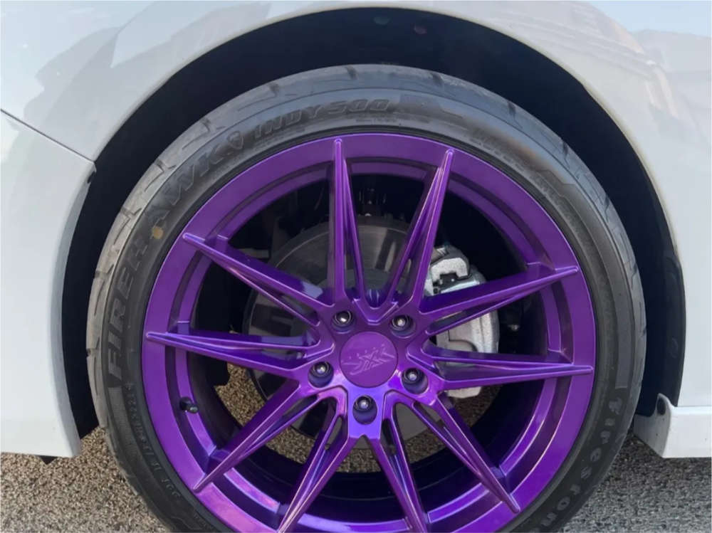 2022 Subaru Impreza with 18x8.5 35 XXR 577 and 255/35R18 Firestone