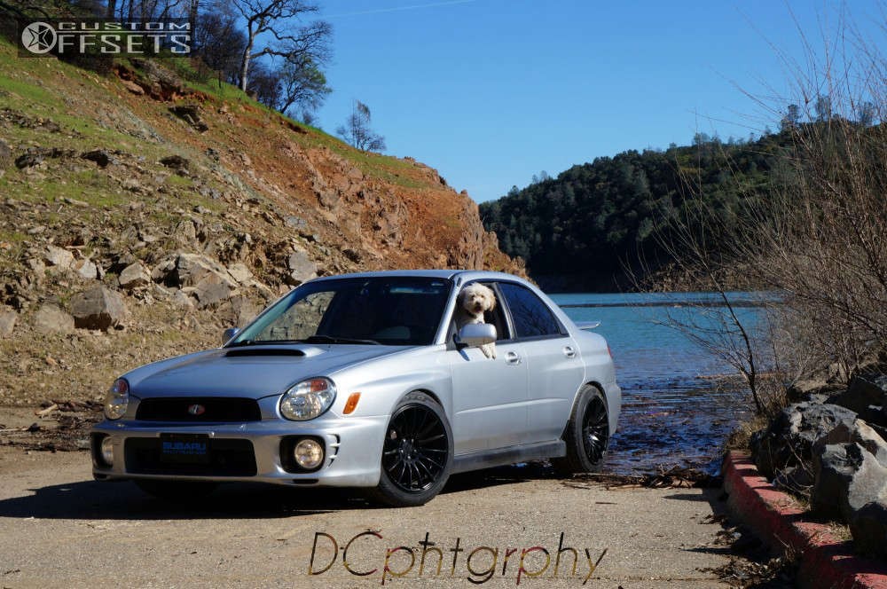 2003 Subaru Impreza with 17x9.25 36 XXR 550 and 225/35R17 Toyo