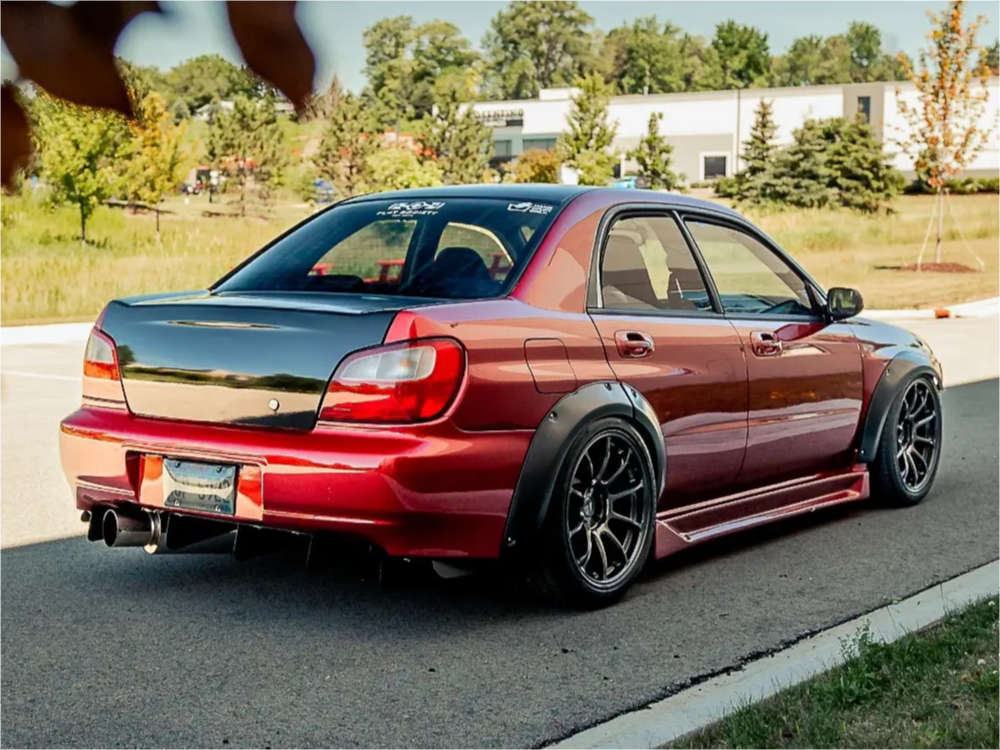 wrx mk−s 2010 Subaru WRX STI with 19x9 44 Volk Re30 and 245/40R19