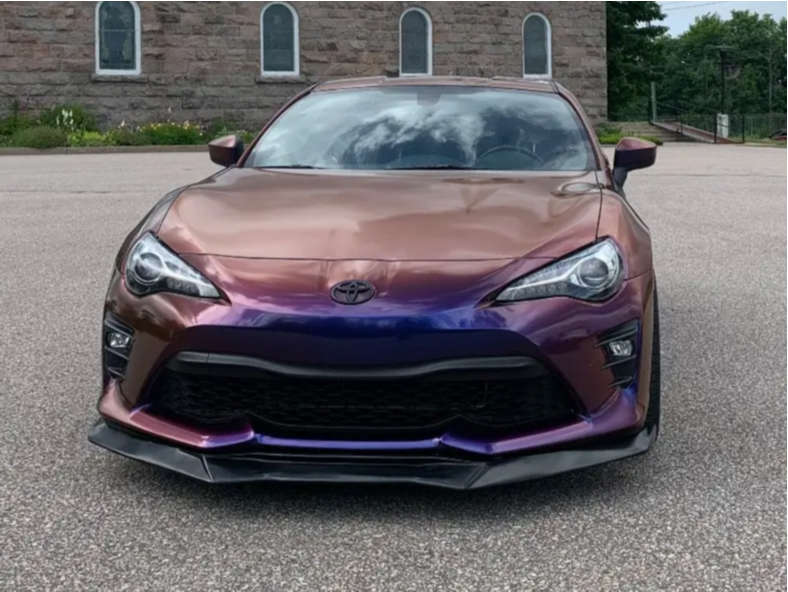 2018 Toyota 86 with 18x8.5 35 XXR 555 and 255/35R18 Continental