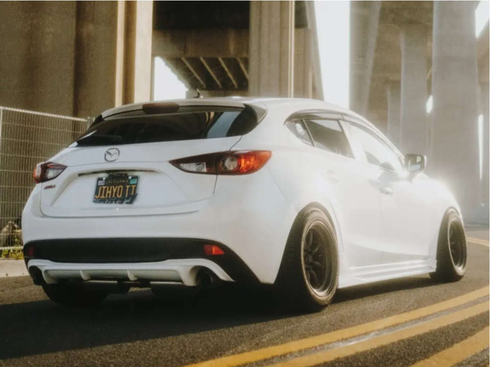 2016 Mazda 3 with 16x8 0 Watanabe Rs and 205/55R16 Achilles Atr Sport 2 ...