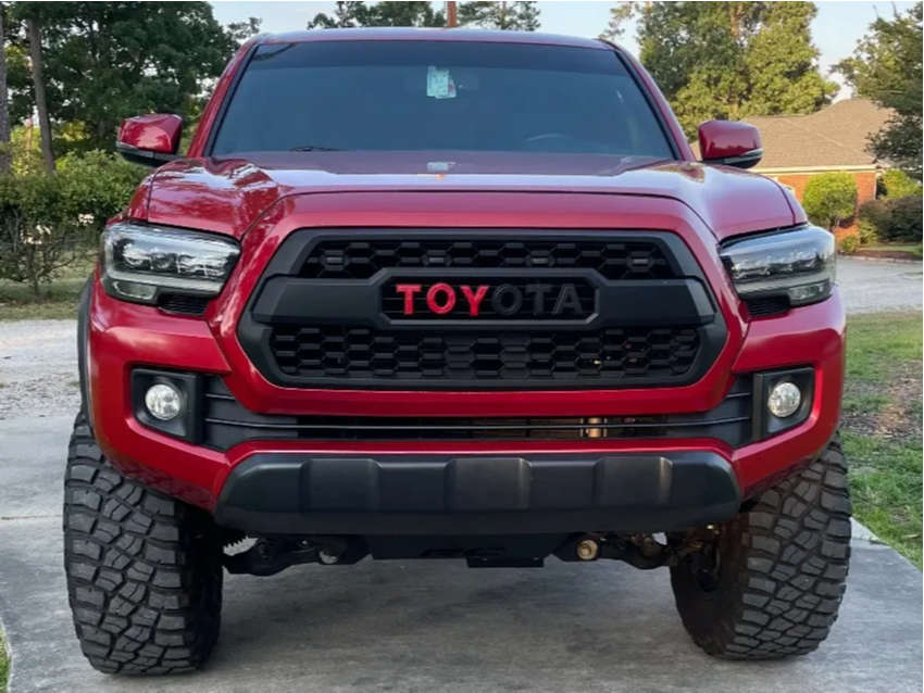 2016 Toyota Tacoma with 17x8.5 -25 RRW Rr7-h and 33/12.5R17 BFGoodrich ...