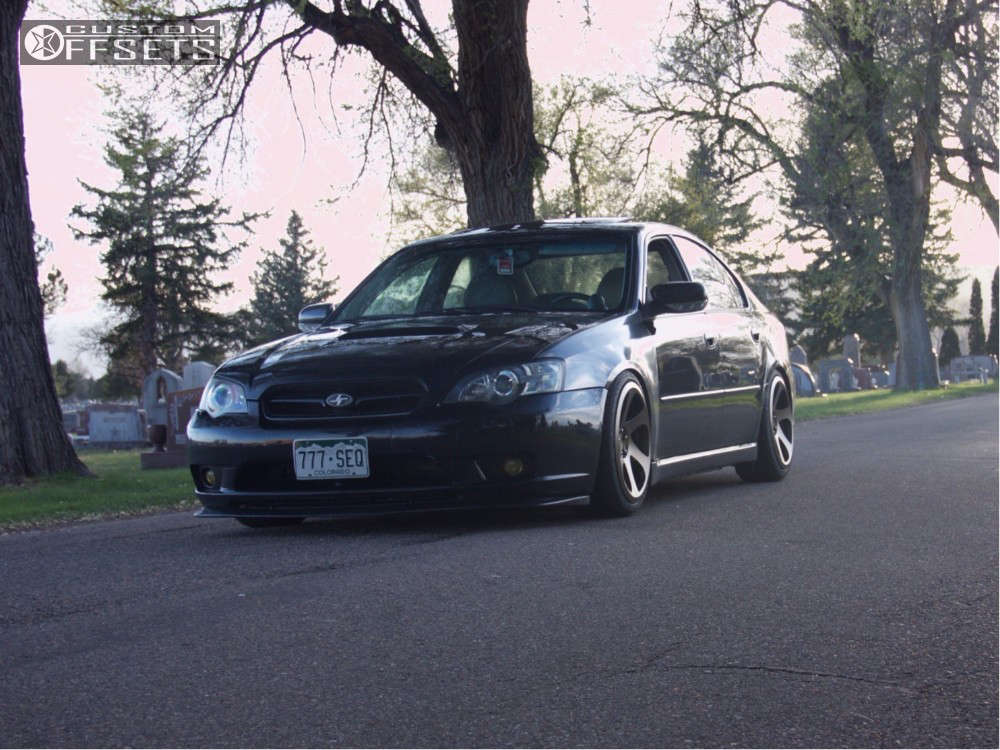 2005 Subaru Legacy with 18x8.5 35 AVID1 AV50 and 215/40R18 Nankang NS ...