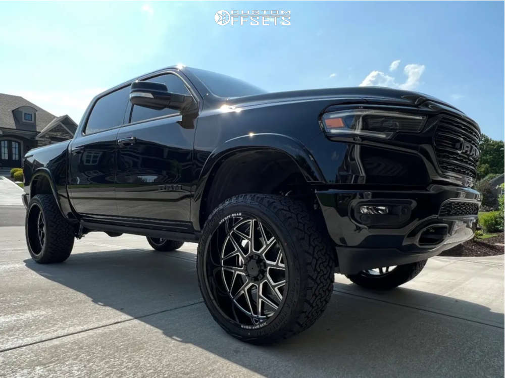 2022 Ram 1500 with 26x12 -44 Axe Offroad Nemesis and 37/13.5R26