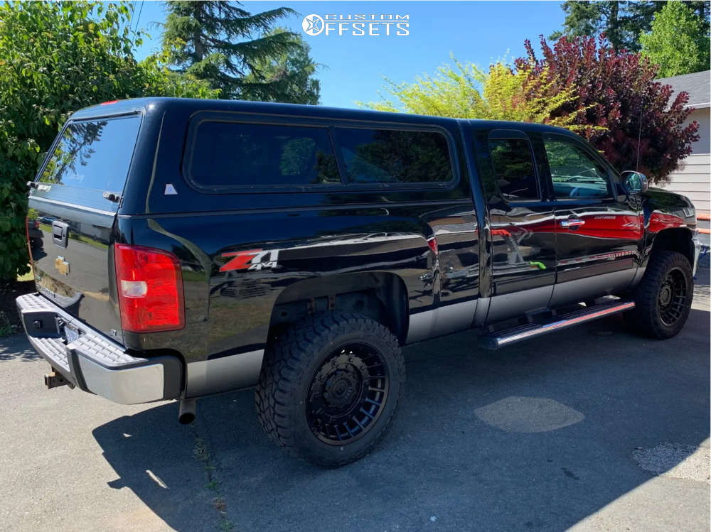 2011 Chevrolet Silverado 1500 with 20x10 -18 Fuel Militia and 33/12 ...