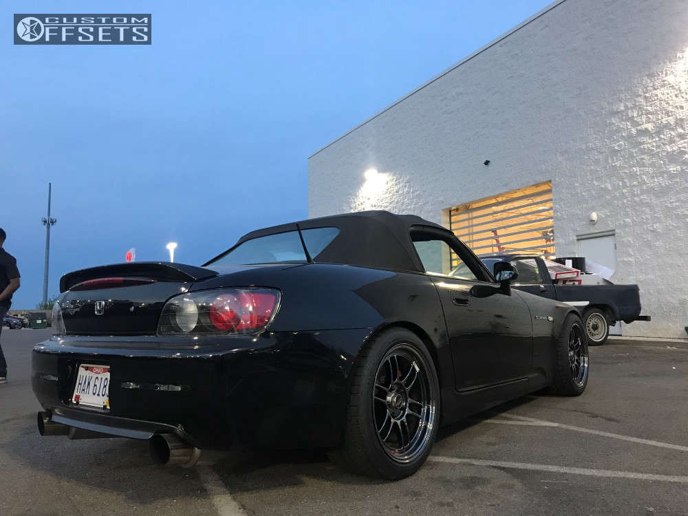 2000 Honda S2000 with 17x9 45 Enkei RPF1 and 245/45R17 BFGoodrich Comp ...